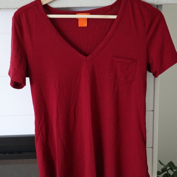Joe Fresh Size XS Red T-Shirt - Picture 2 of 5